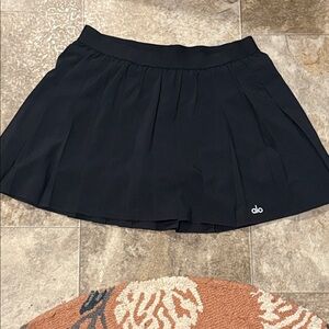 Alo Black Tennis Skirt